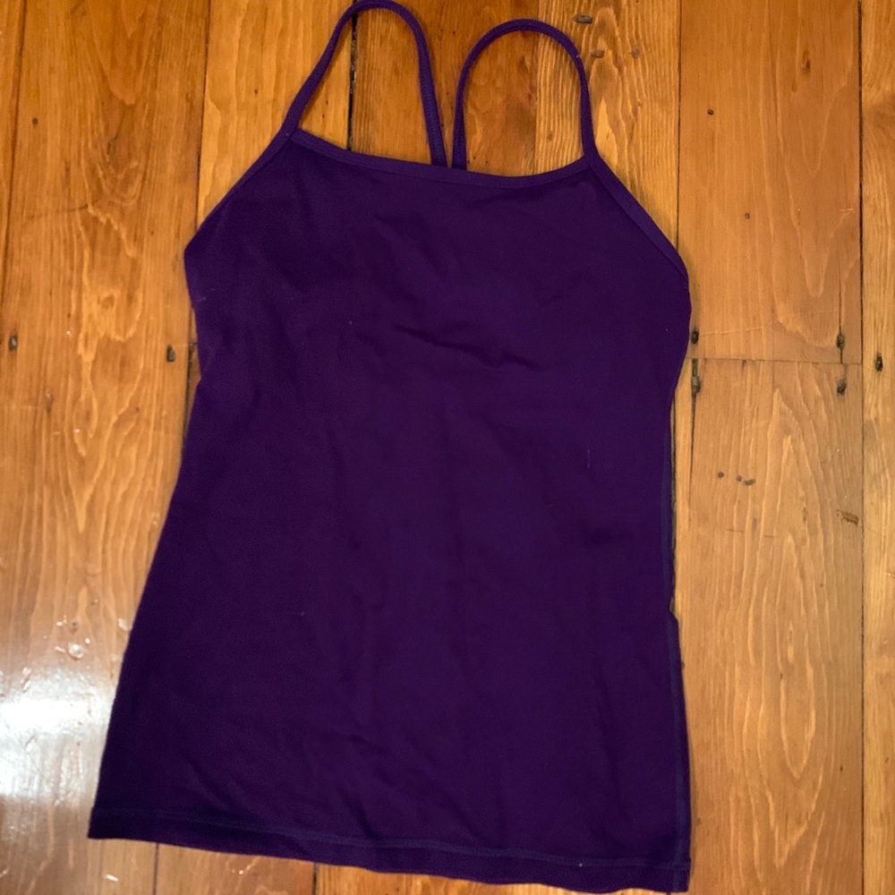 Lululemon Power Y Tank in Purple